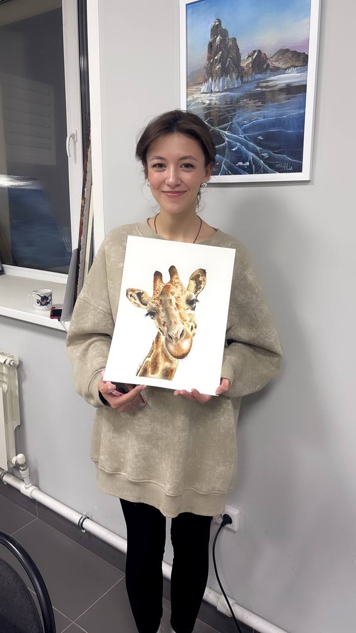 Выпуск курса по акварели