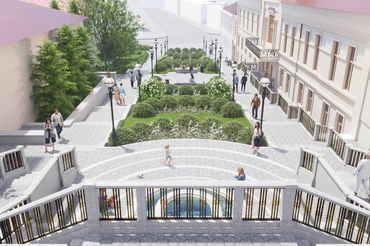 Открытие сквера ко Дню города