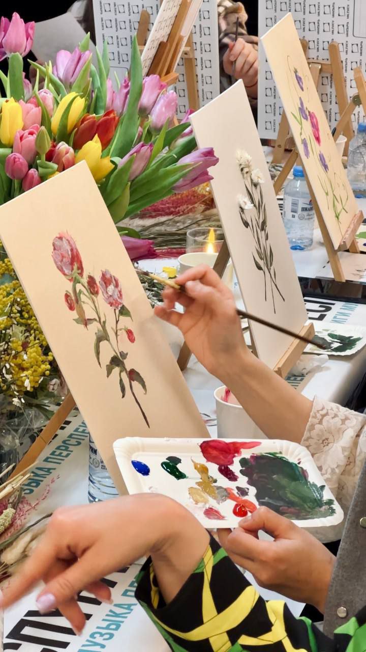 Объемная картина из сухоцветов