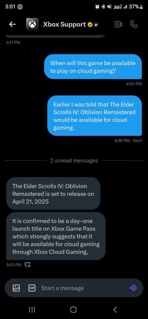 Релиз ремастера Oblivion 21 апреля 2025 года