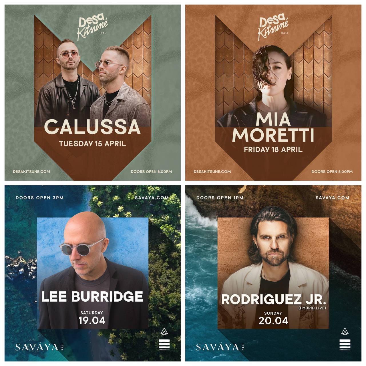 Тусовки и мероприятия в клубах и заведениях на неделю с 16 по 20 апреля 2025 года