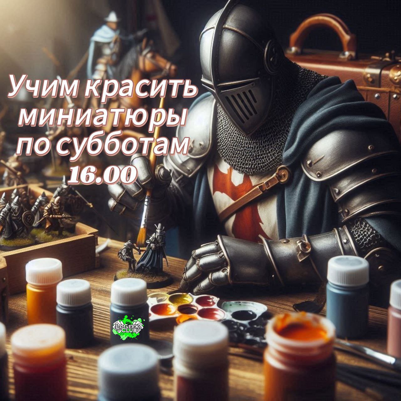 Учим красить миниатюры