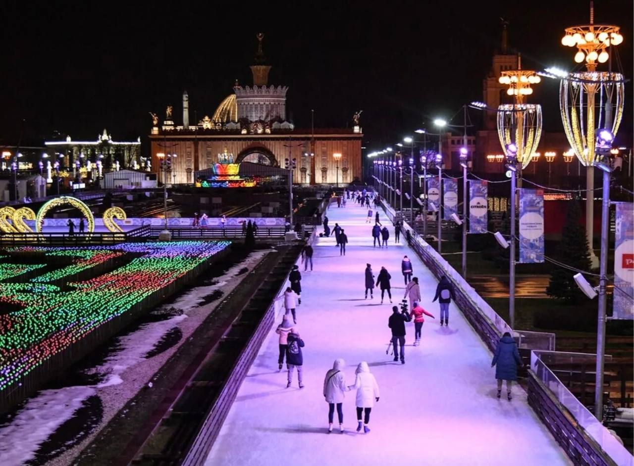 Открытие катка на ВДНХ