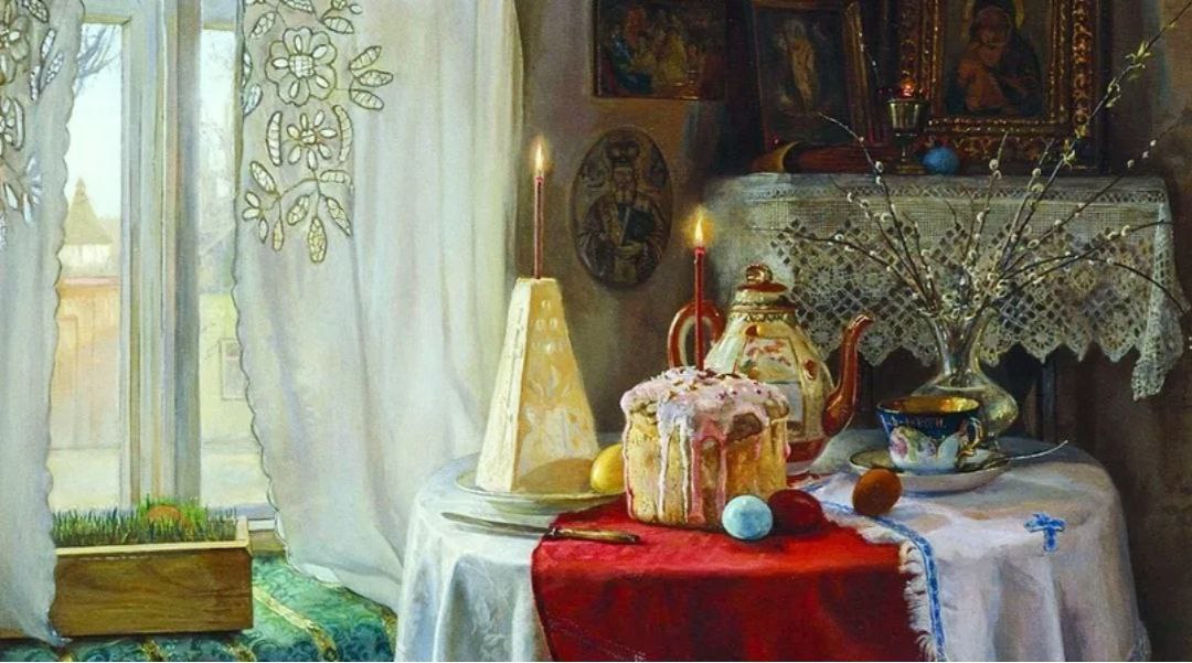 Пасхальное мероприятие в кафе