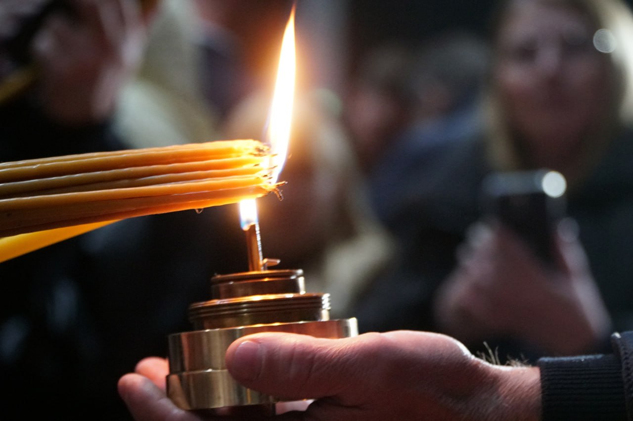 Благодатный огонь в Мордовии 2025