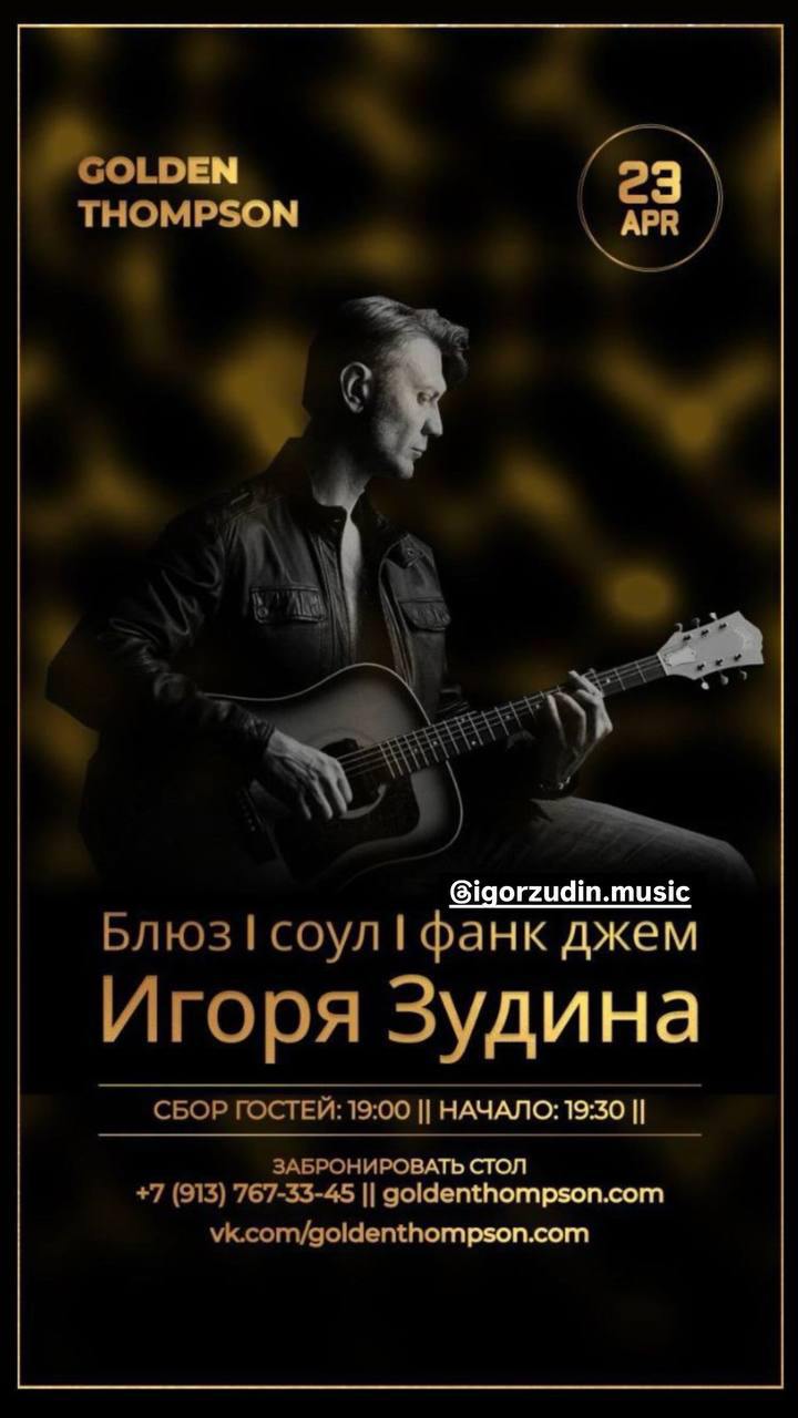 Концерт Игоря Зудина