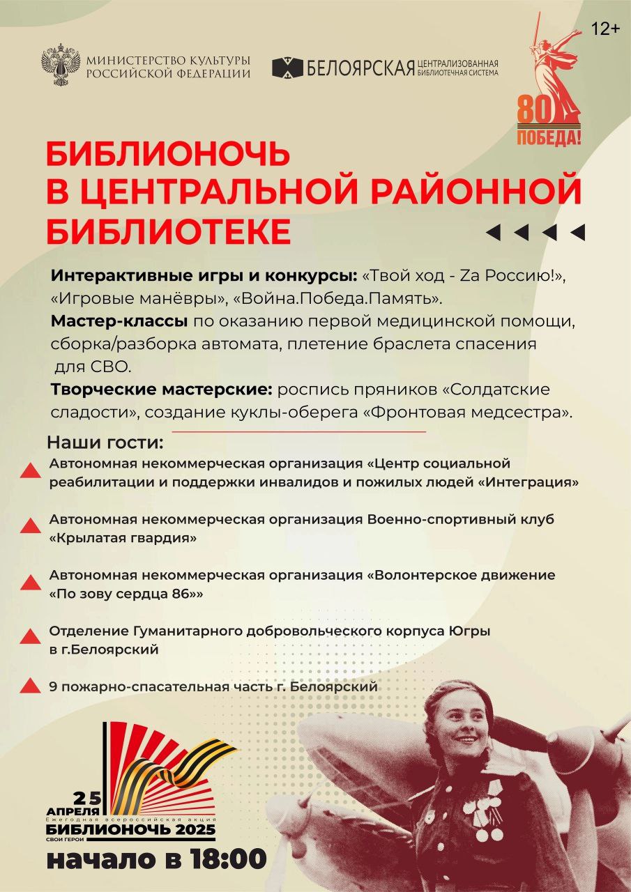 Библионочи-2025 в Белоярском