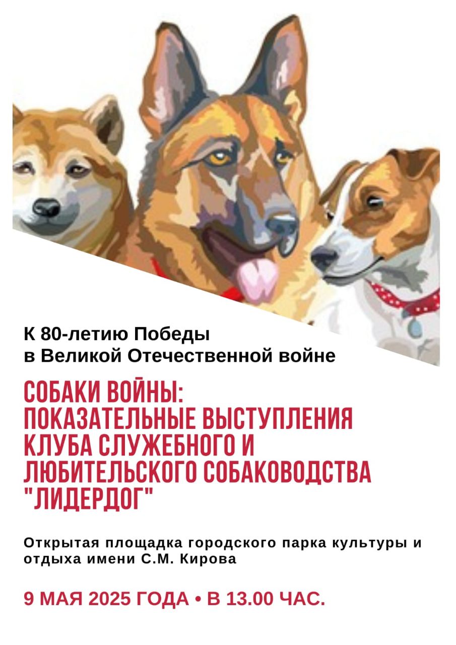 Праздничная программа в парке им. Кирова на 1 мая 2025 года