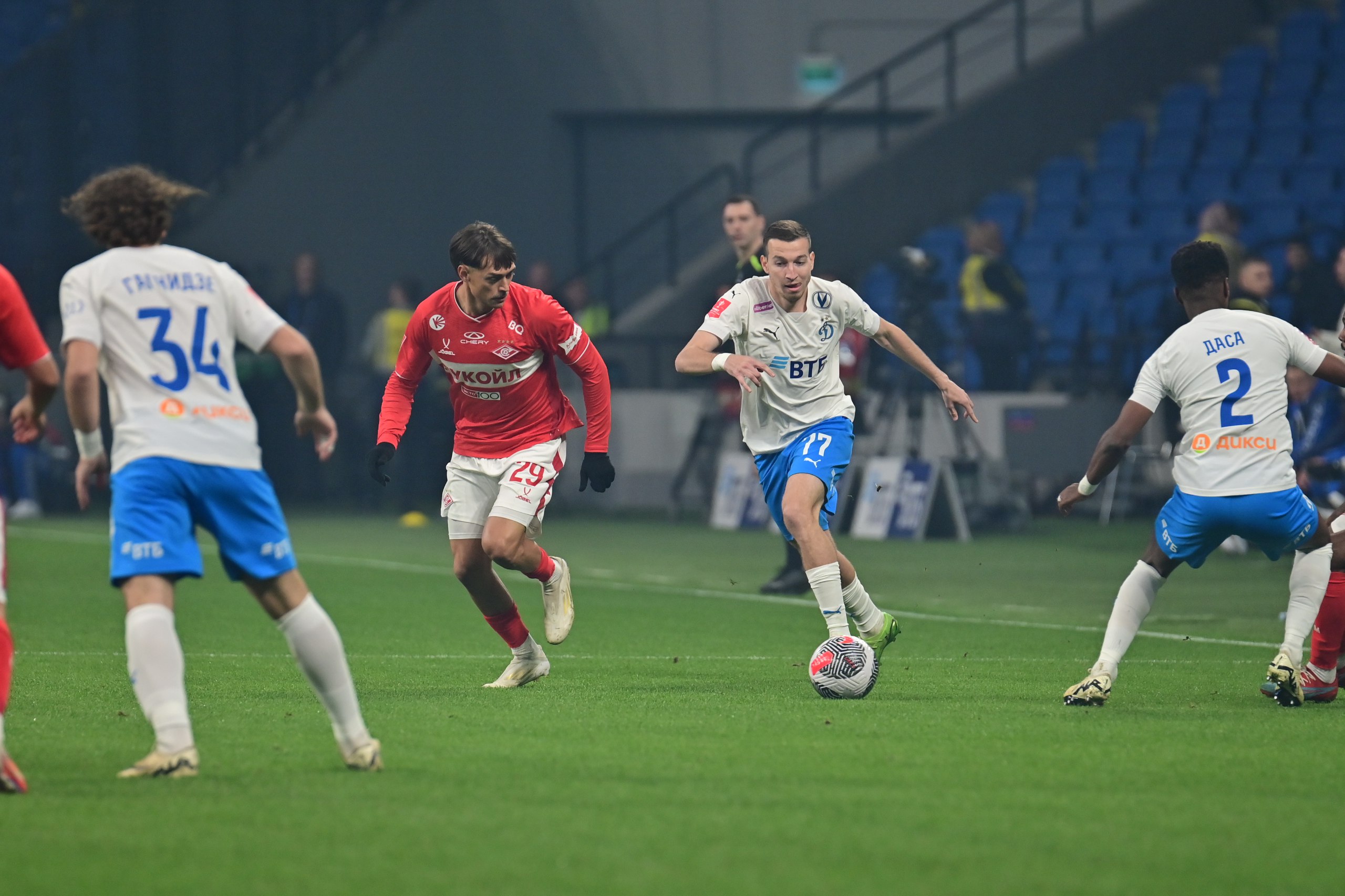 Дерби 'Спартак' - 'Динамо' 29 апреля 2025