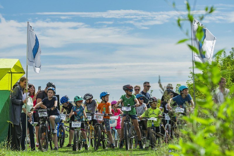 детский велозаезд в Тарусе