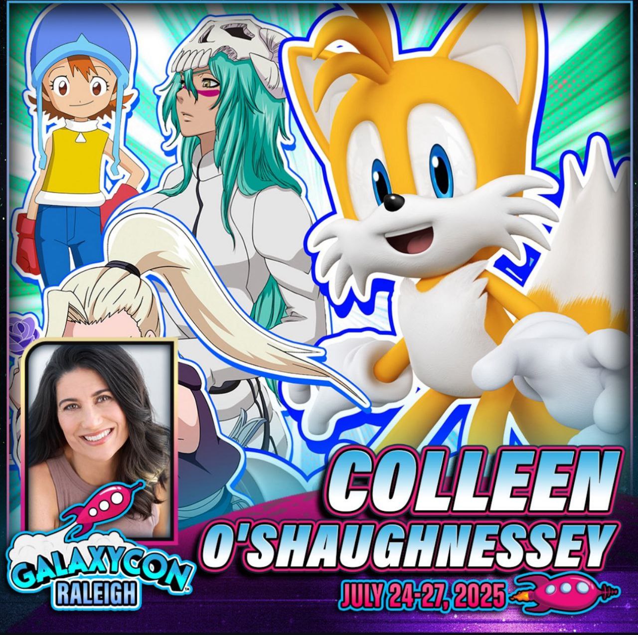 GalaxyCon visit by Ben Schwartz and Colleen O'Shaughnessy
