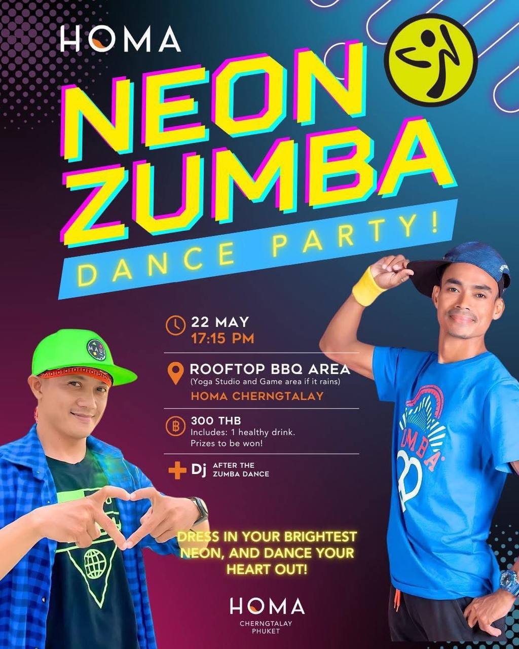 HOMA ZUMBA NEON DANCE PARTY