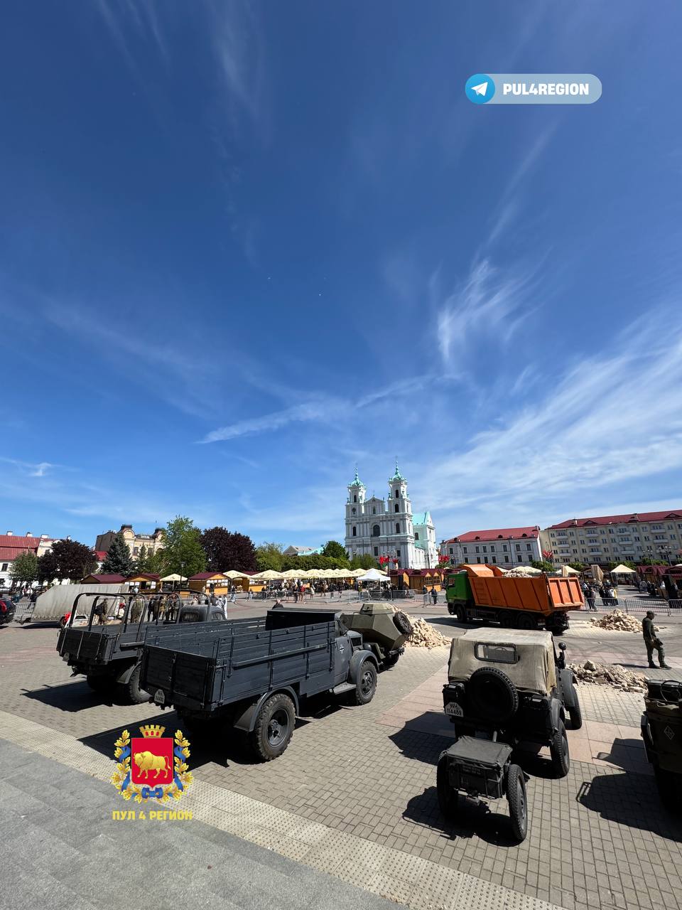 Выстрелы в центре Гродно