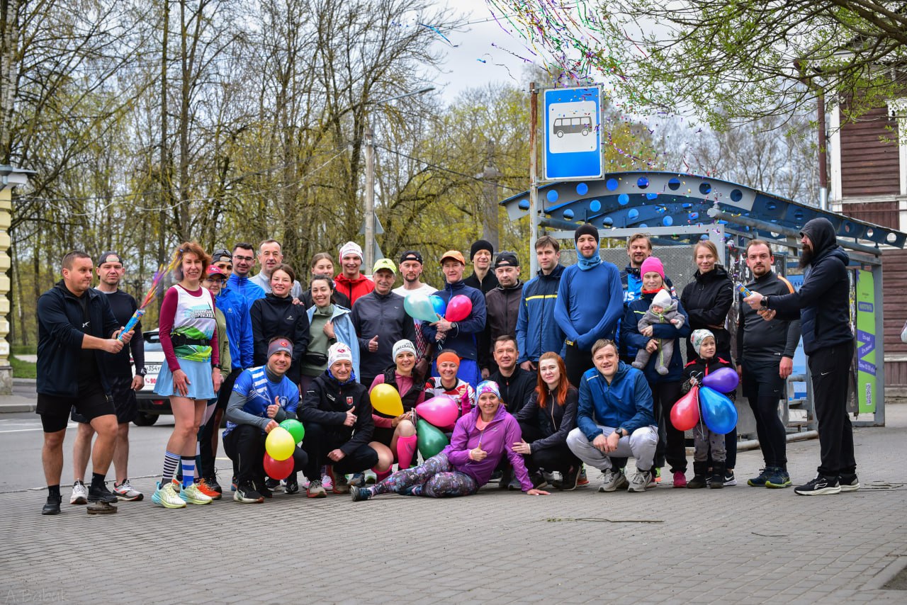 открытие бегового пространства в Гатчине