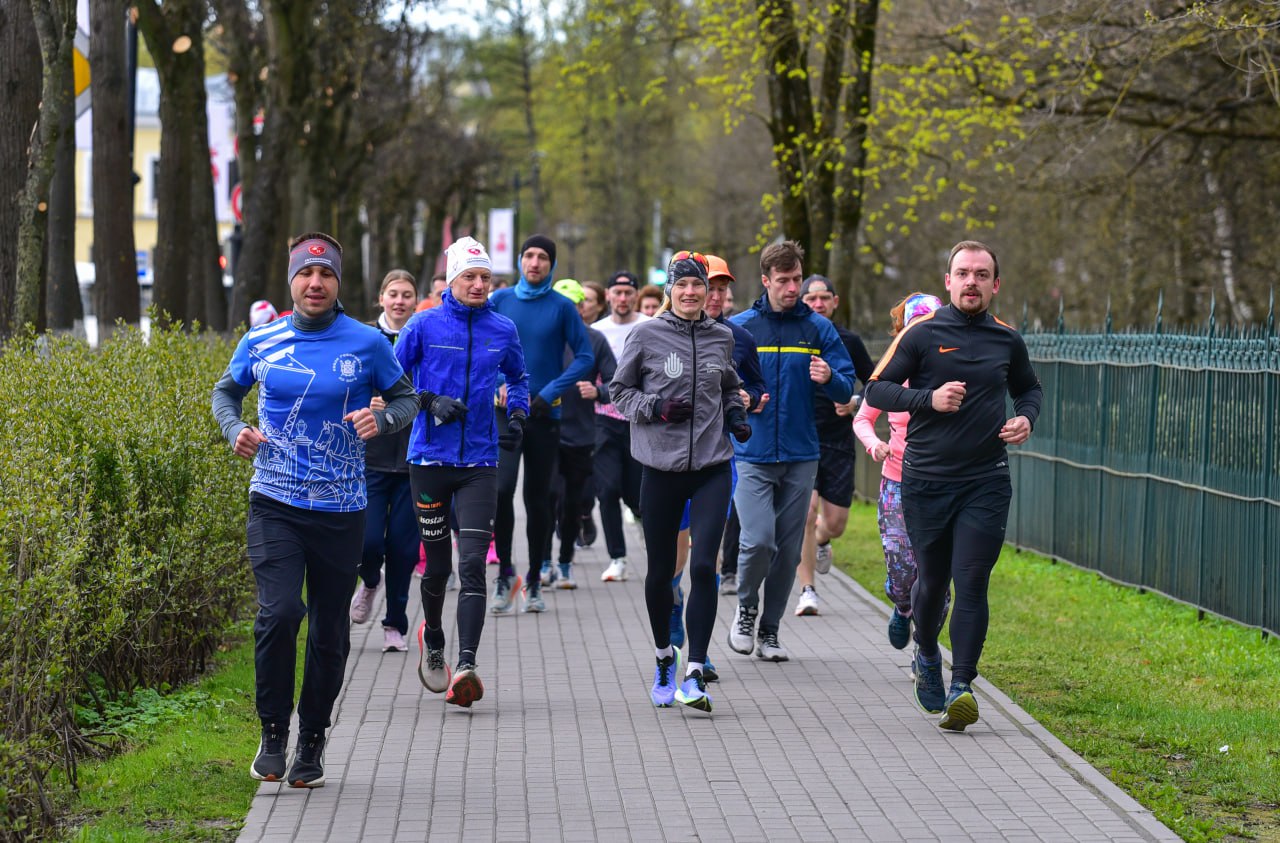 открытие бегового пространства в Гатчине