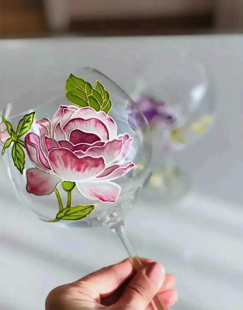 Мастер-класс 'Роспись бокалов для вина' 08.05.2025г в 14.00