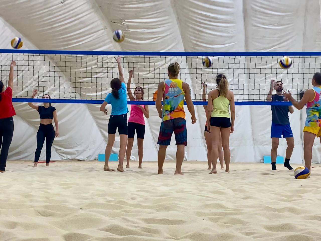 Тренировка 🏖🏐☀️ праздничного дня SunVolley Team ‼️ Пляжный центр «Match Point"