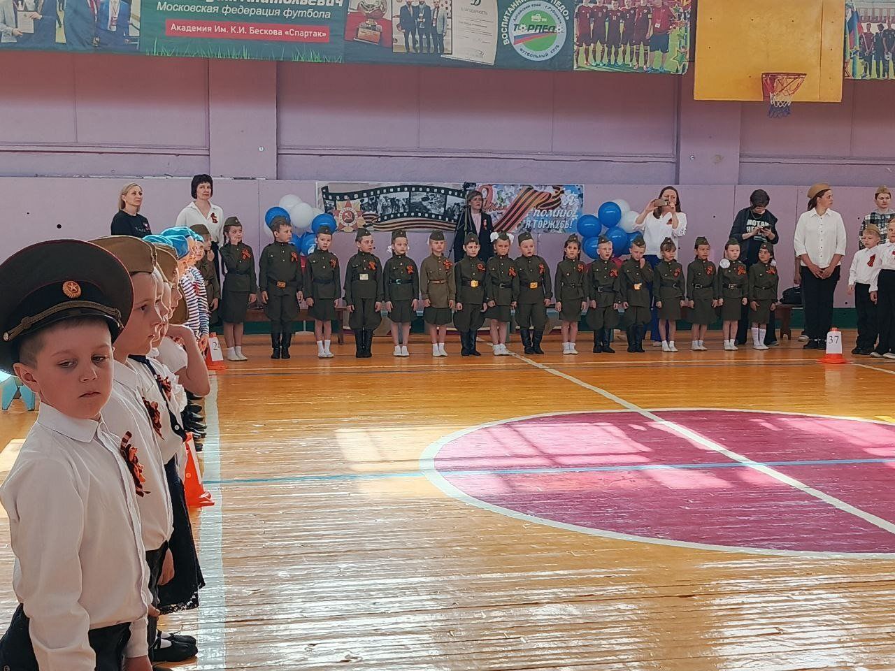 Парадный марш в День Победы в Рубцовске