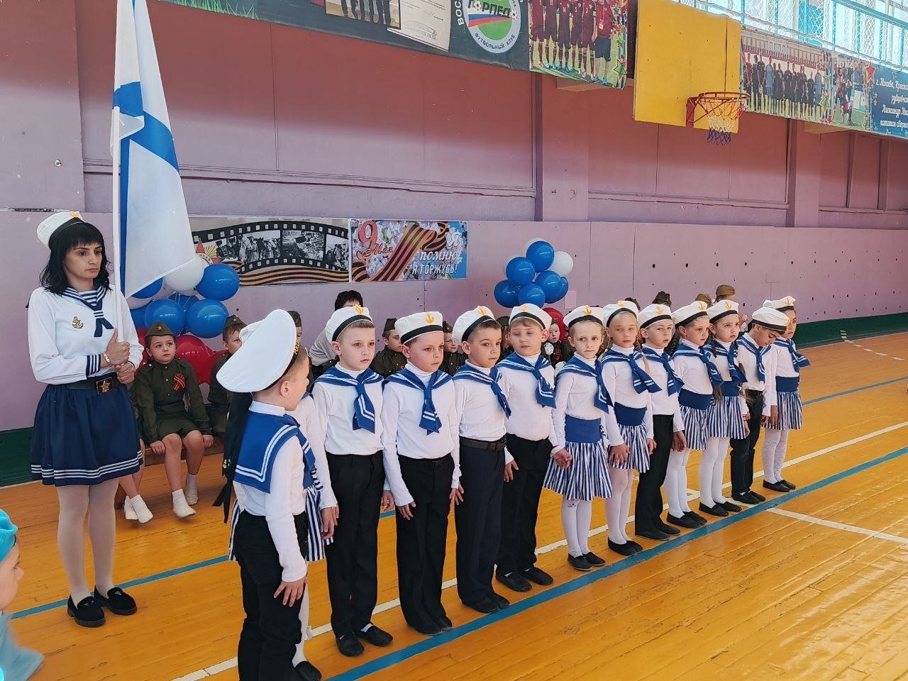 Парадный марш в День Победы в Рубцовске