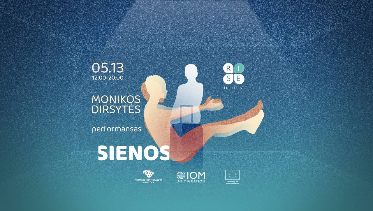 Перформанс 'Sienos' от Monika Dirsytė
