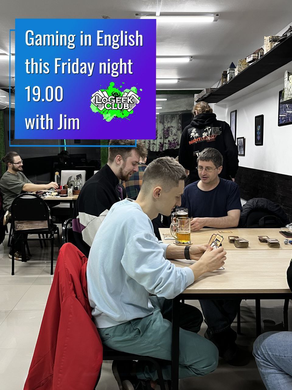 Gaming in English this Friday night!