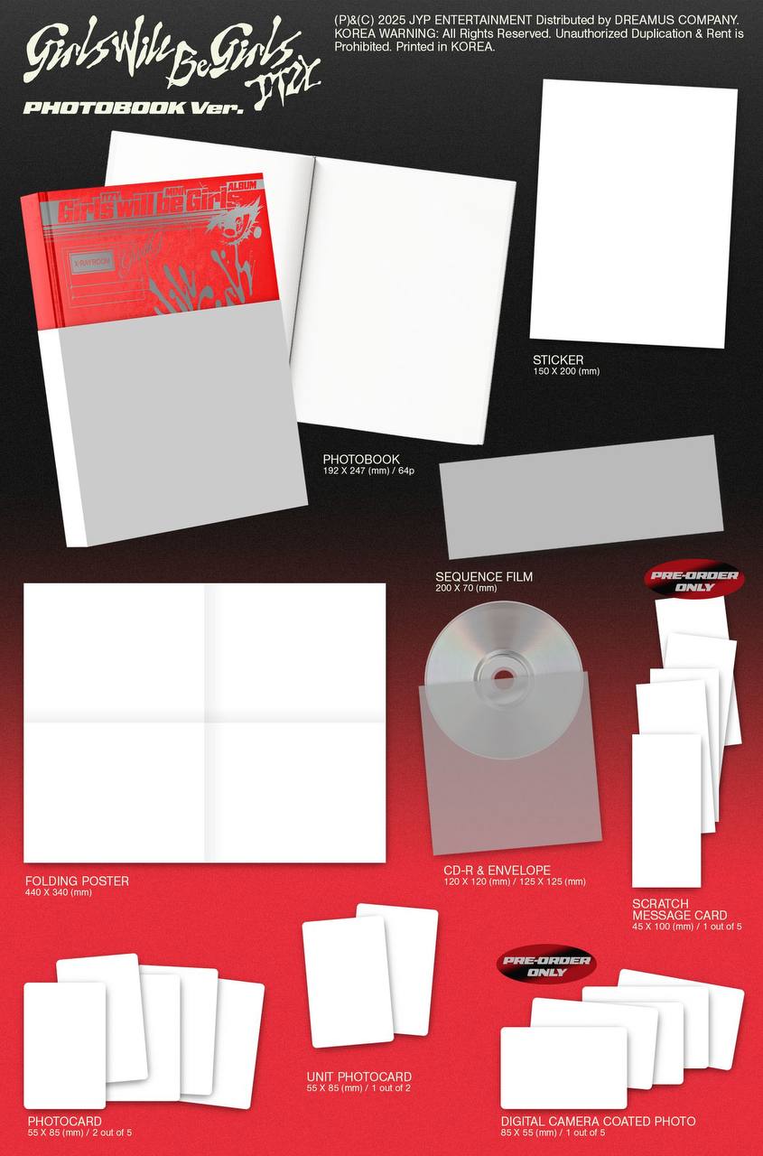 ITZY <Girls Will Be Girls> ПРЕВЬЮ АЛЬБОМА PHOTOBOOK VER.