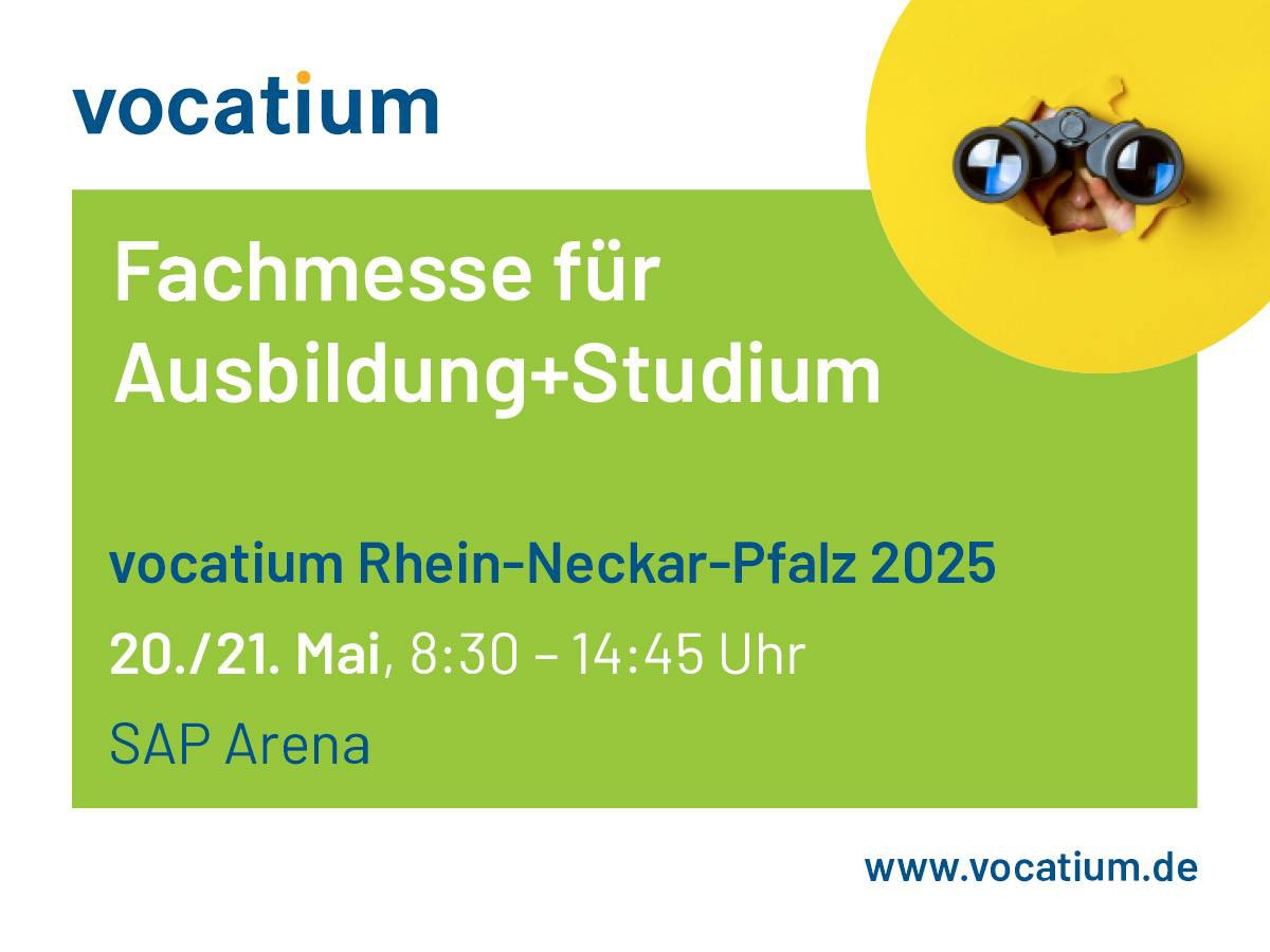 VOCATIUM 2025: Fachmesse für Ausbildung+Studium