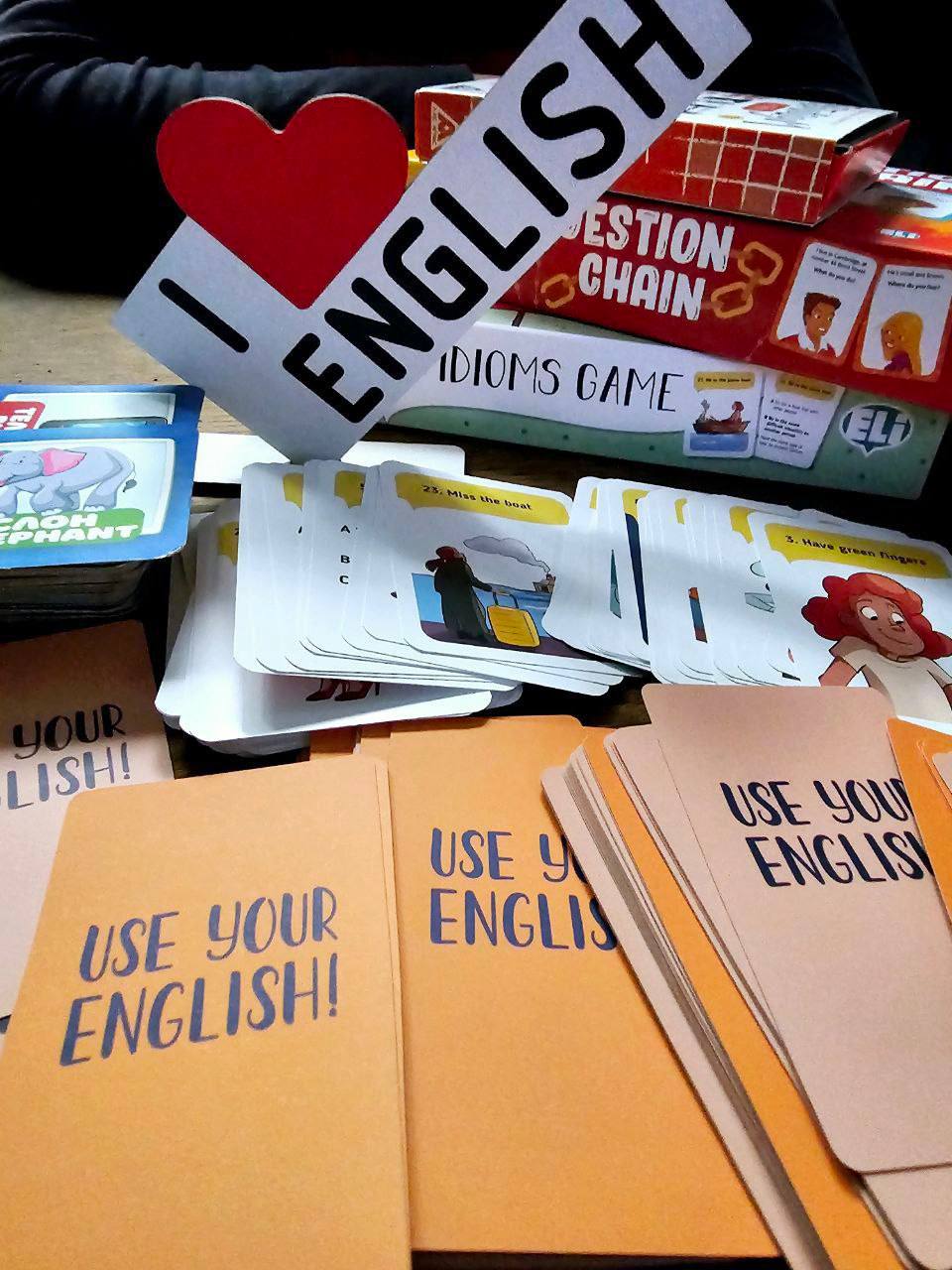 Развлекательные настольные игры на английском для подростков