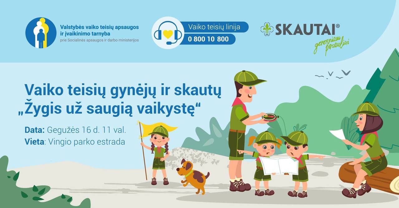 Žygis už saugią vaikystę