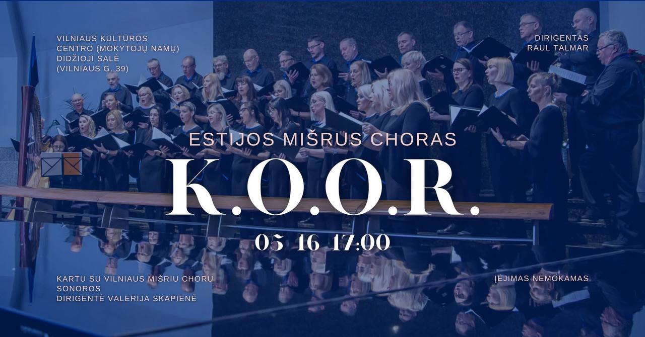 Концерт эстонского хора 'K. O. O. R.' и литовского хора 'SONOR'