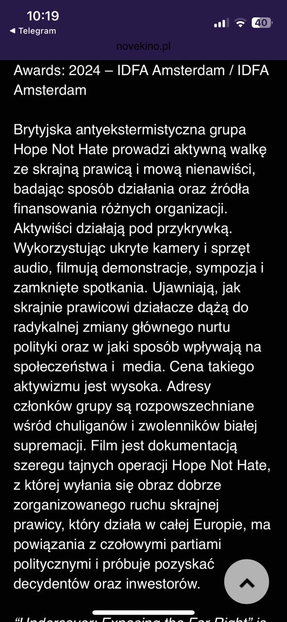 Sekrety skrajnej prawicy