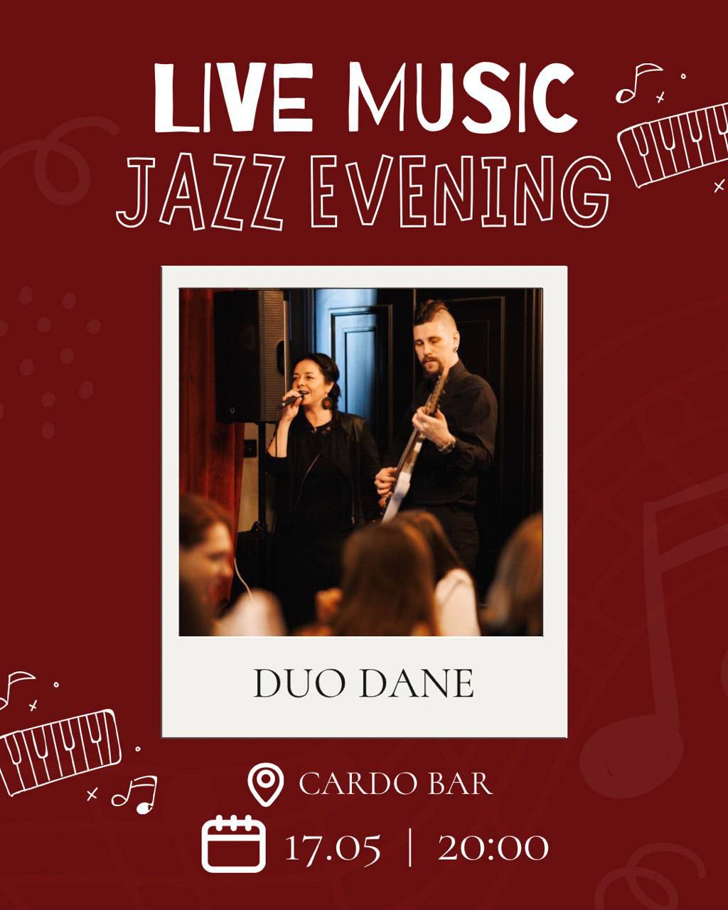 Вечер живой музыки в «Cardo»