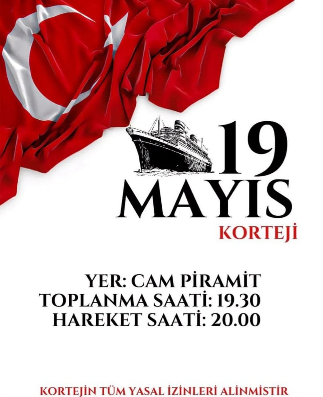 19 MAYIS KORTEJi