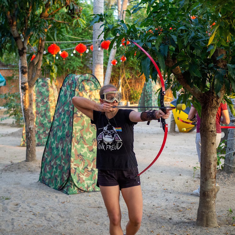 Сборная игра в Archery Tag и Лазертаг в GAMEZONE