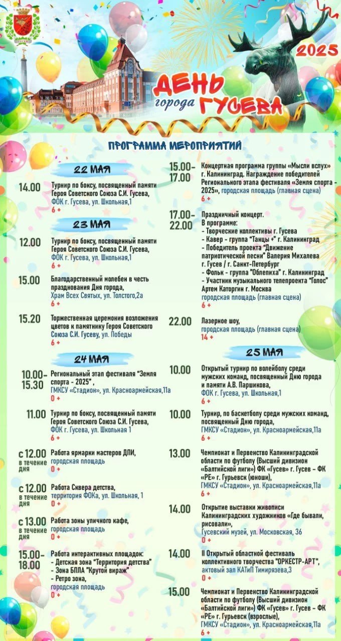 День города Гусева 2025