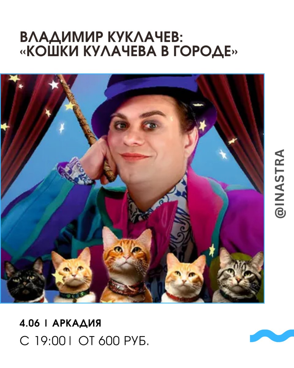 Владимир Куклачев: «Кошки Кулачева в городе»