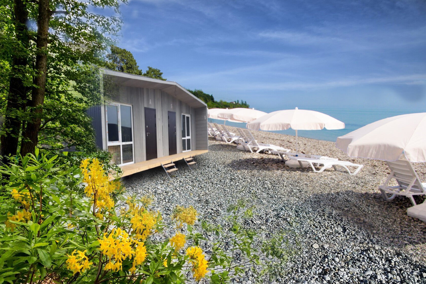 КЕМПИНГ У МОРЯ