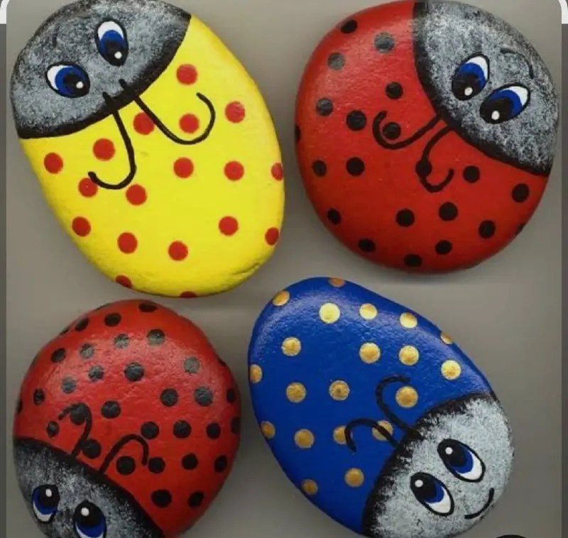 детский мастер-класс по росписи на камне
