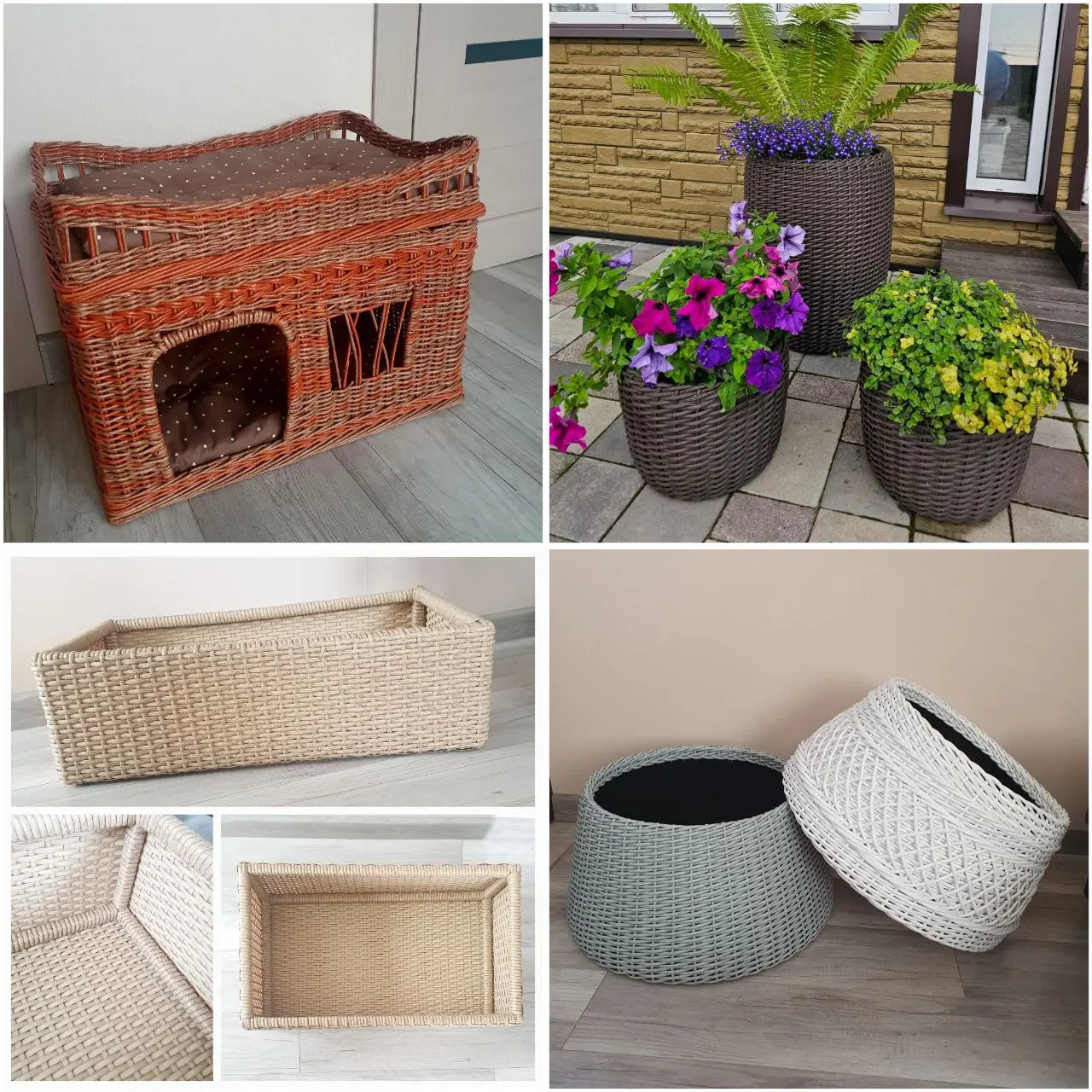 Изделия из ротанга и эко-лозы любой сложности, ручная работа