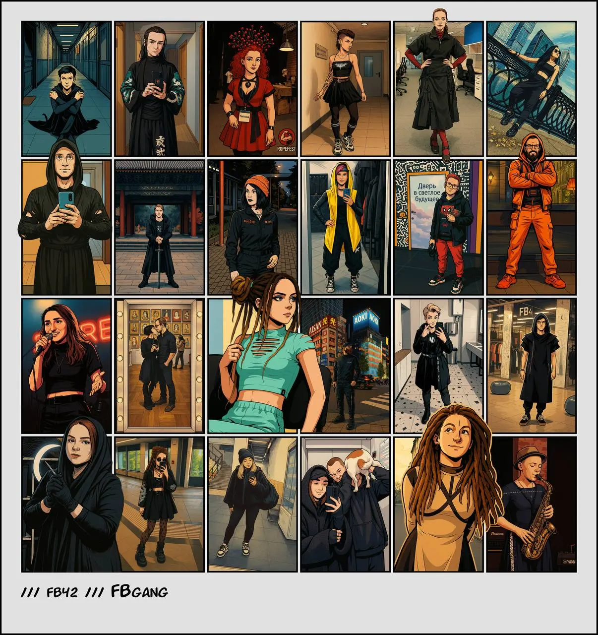 Финальная часть комикса - #fbgang