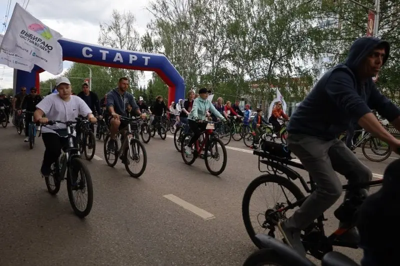 День 1000 велосипедистов