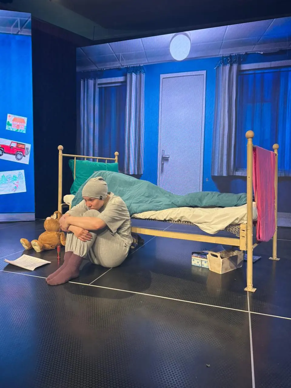 Репетиции эскиза "Оскар и Розовая дама"