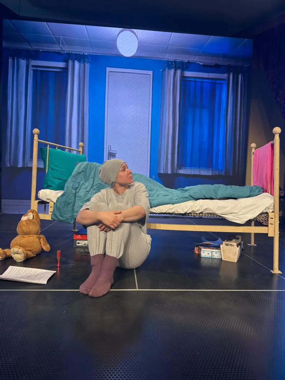 Репетиции эскиза "Оскар и Розовая дама"