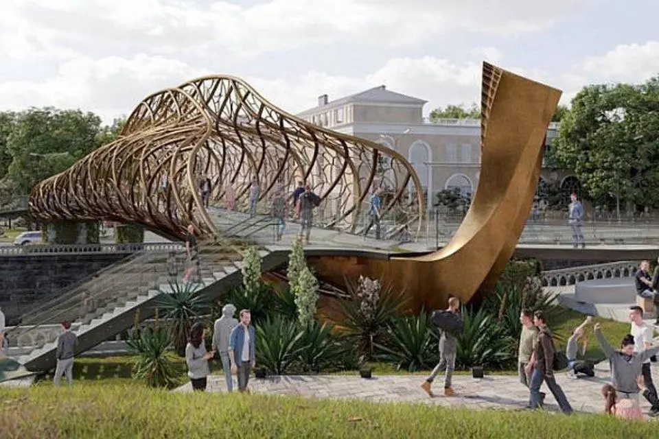 Этно джем на открытии Ривьерского моста "Лист"