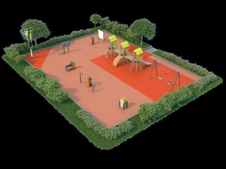 Инновационная детская площадка в Кемерово