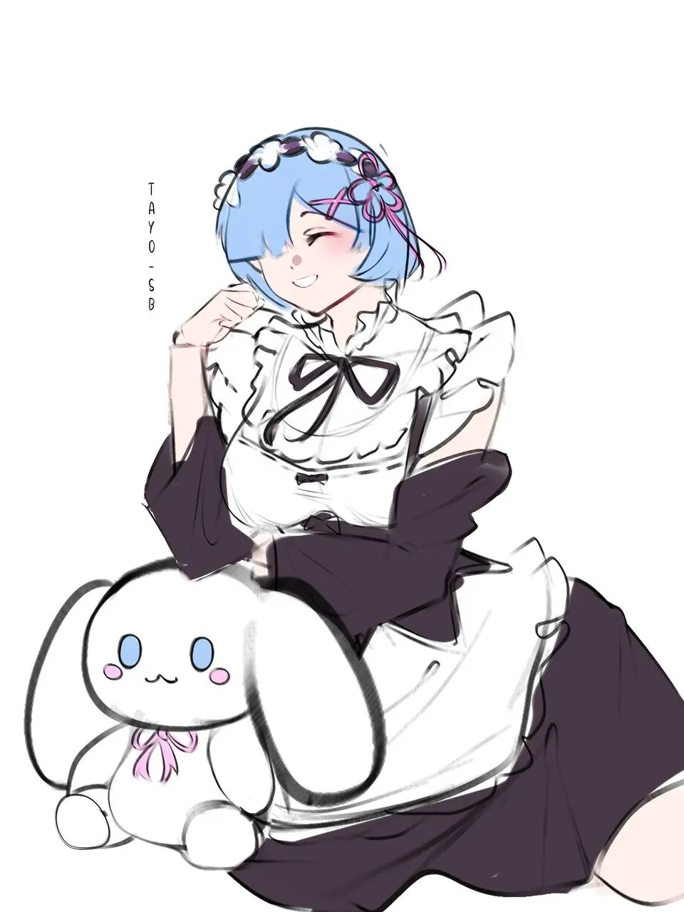 Night Sketch. #Rem. #Re:Zero