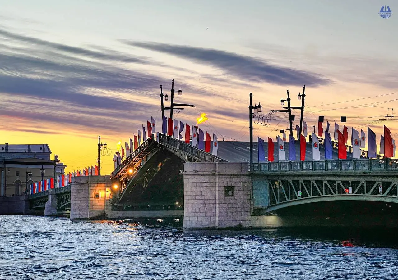 Развод Дворцового моста 30-31 мая 2025