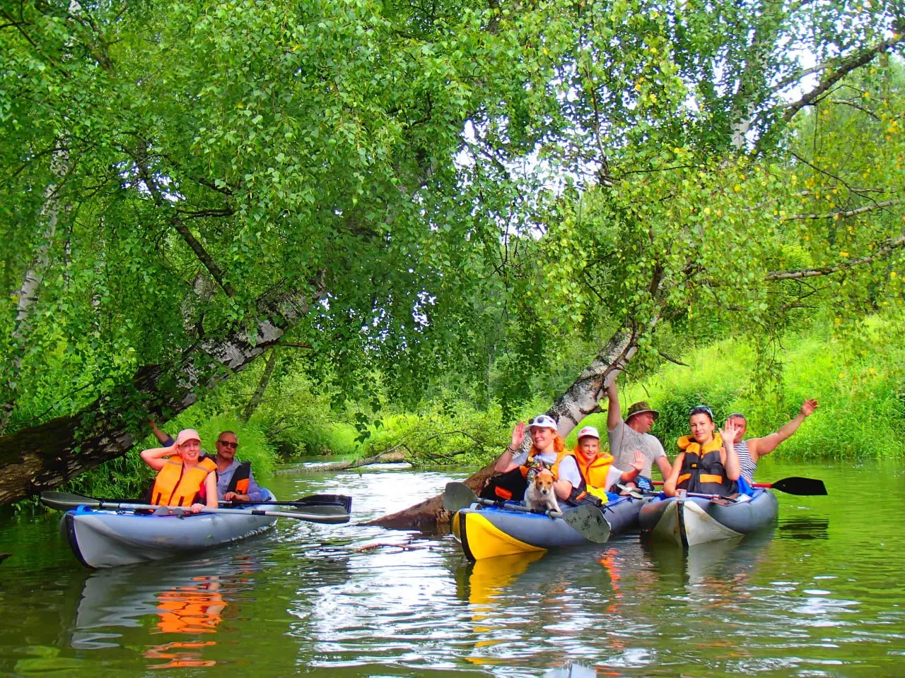 Сплав по реке Меза