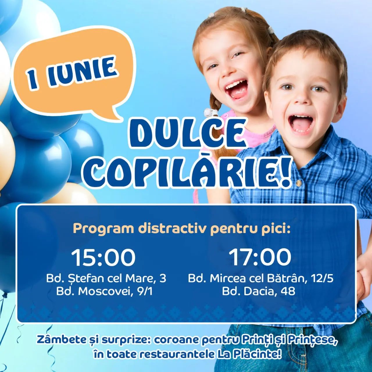 День защиты детей в La Plăcinte