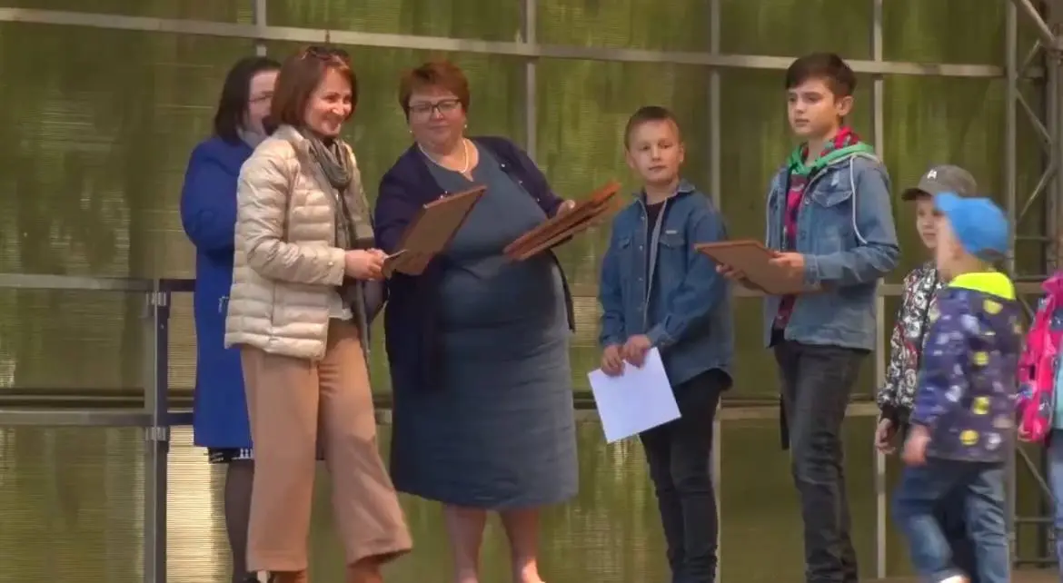 Детский праздник в Городском саду